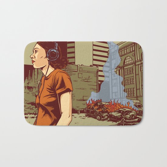 Locals Only - Portland, OR Bath Mat