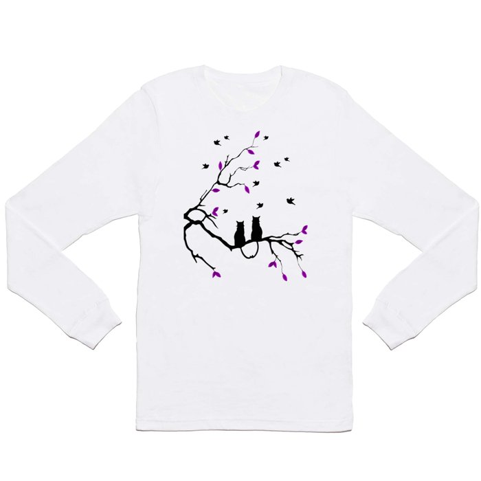 Lovecats - Together forever Long Sleeve T Shirt
