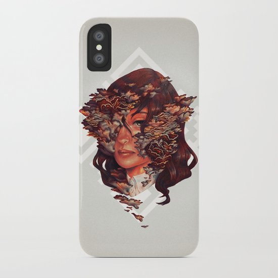 Medusoid mycelium iPhone Case
