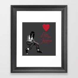 Love Junkie Framed Art Print