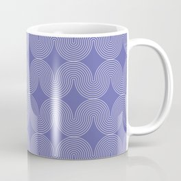 Retro Arch Pattern, Very Peri Mug