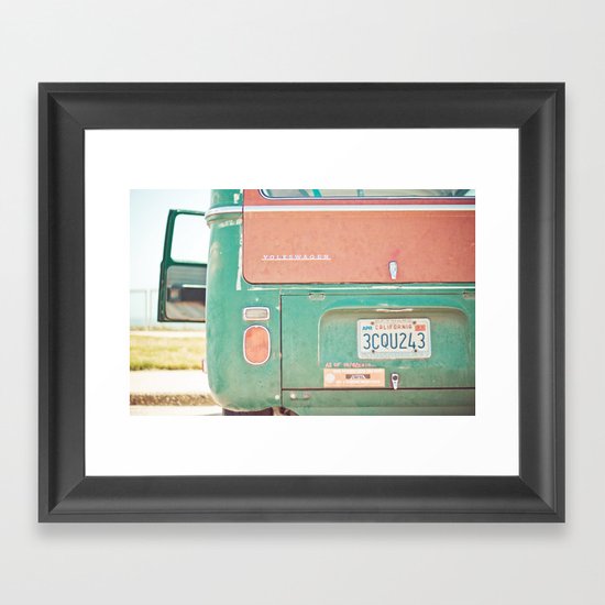Beach Wagon Framed Art Print