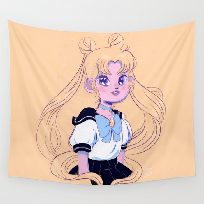 Sailor Moon Wall Tapestry By Natalikoromoto Society6