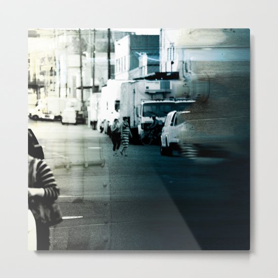 City Stripes Metal Print