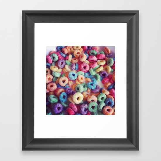 Froot Loops Framed Art Print