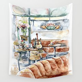 Friends TV Show Cafe Wall Tapestry