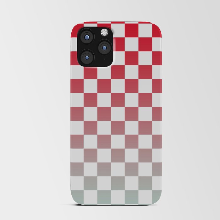 Chessboard Gradient II iPhone Card Case