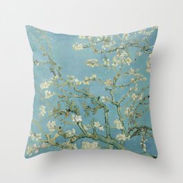 Vincent van Gogh - Almond Blossoms 1890 Throw Pillow