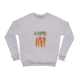 Carrots Watercolor Crewneck Sweatshirt
