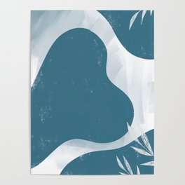 Seuledo 1 - Minimal Abstract Tropical Painting Poster