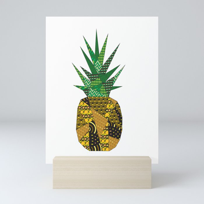 Pineapple Doodle Mini Art Print