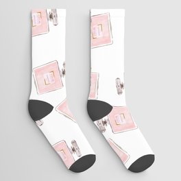 Pink Perfume Socks | Pinkwatercolor, Popular, Pinkperfume, Pink, Simple, Watercolor, Fashion, Bathroom, Bedroom, Makeup 