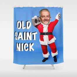 Old Saint Nick Shower Curtain