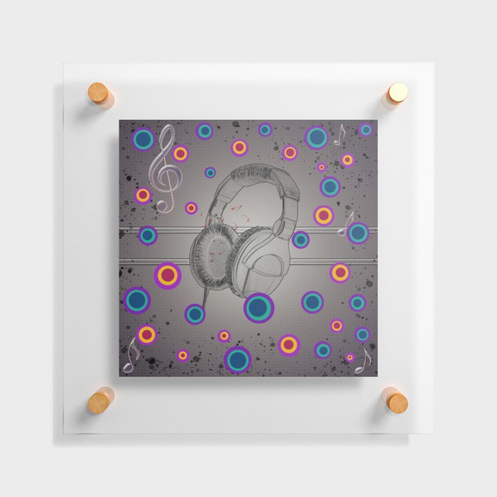 Music Zone Floating Acrylic Print