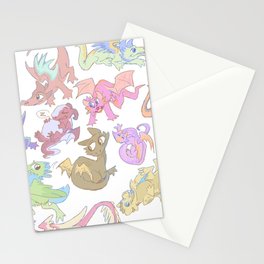 Red Dragon Horde Stationery Cards