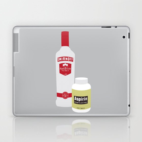 Vodka & Aspirin Laptop & iPad Skin