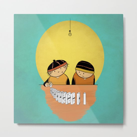 skull Metal Print