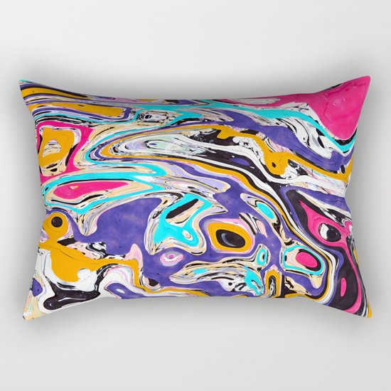 Marbled II Rectangular Pillow