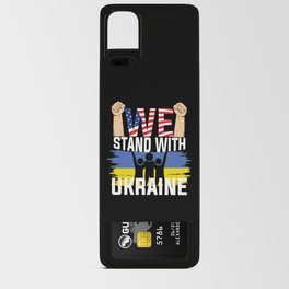 We Stand With Ukraine Android Card Case