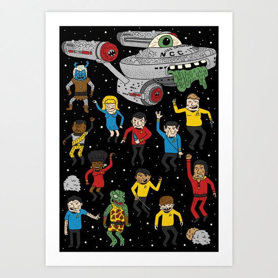 Star Trek The Reanimated Series Art Print