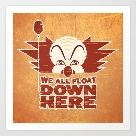 We All Float Art Print