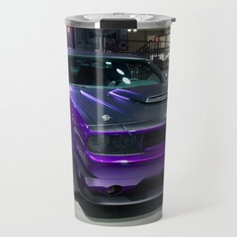 Purple Challenger Hellcat Demon color photograph / photography / poster Travel Mug