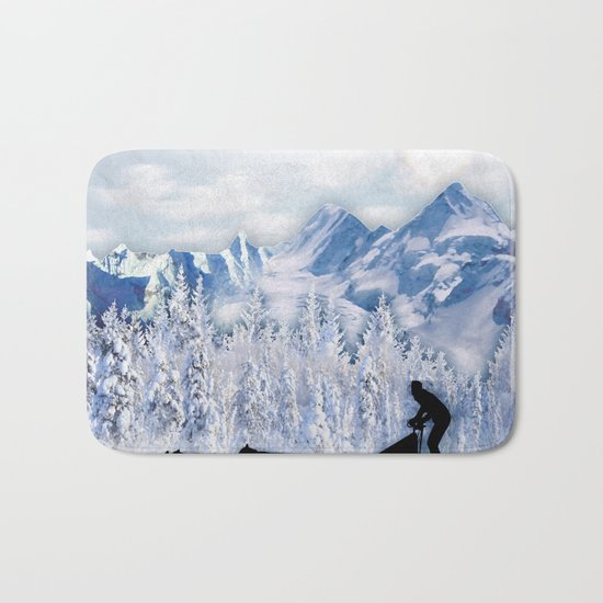 Dogsledding Bath Mat