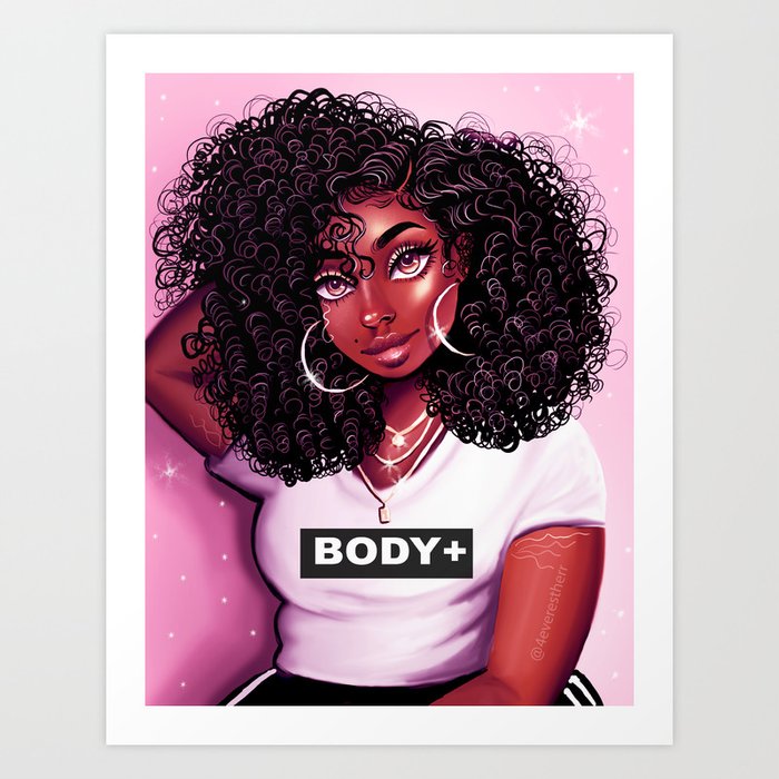 Plump Princess Art Print Plump Princess Art Print