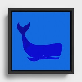 Whale Framed Canvas
