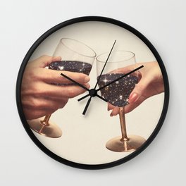 Primordial Wine Wall Clock