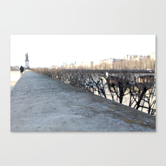 By the Seine Canvas Print