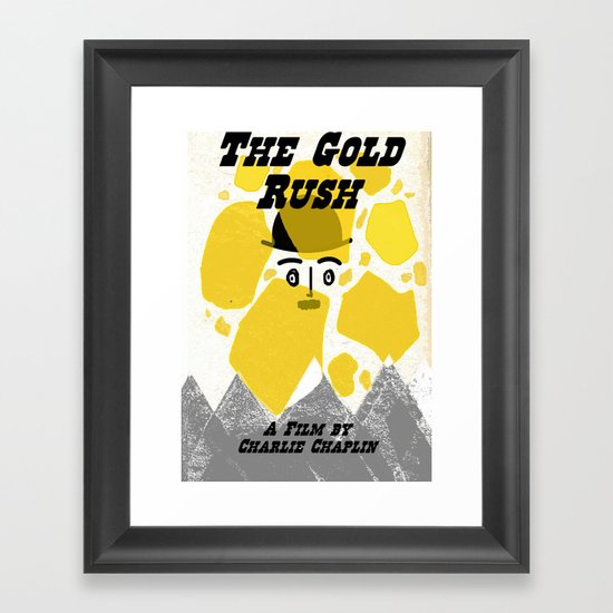 Chaplin's "The Gold Rush" Framed Art Print