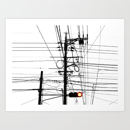 Red Light Art Print