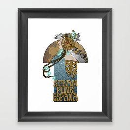 Steampunk Spain Framed Art Print