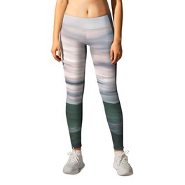 Cloudy sky over the valley Leggings