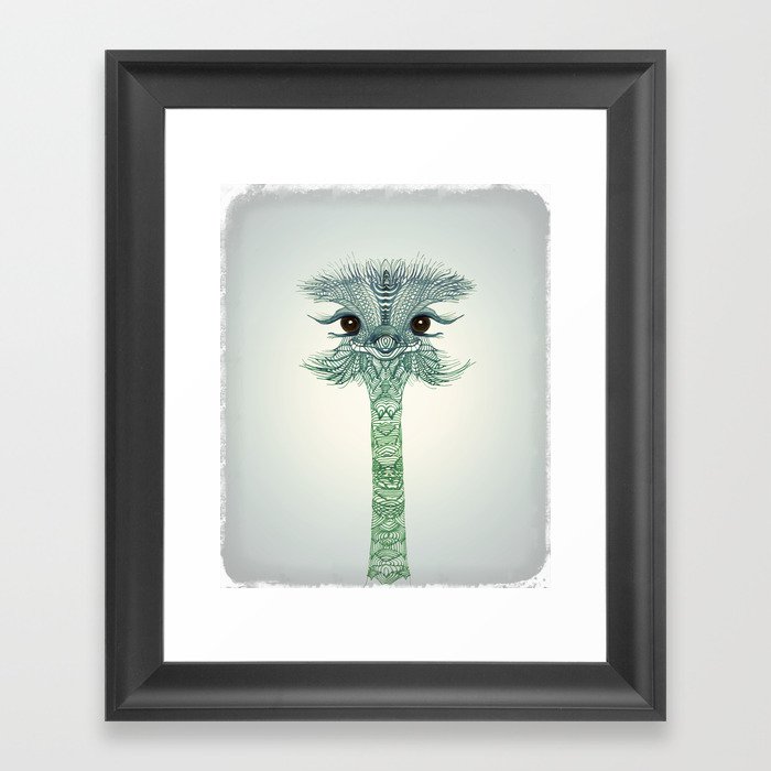 Ostrich  Framed Art Print