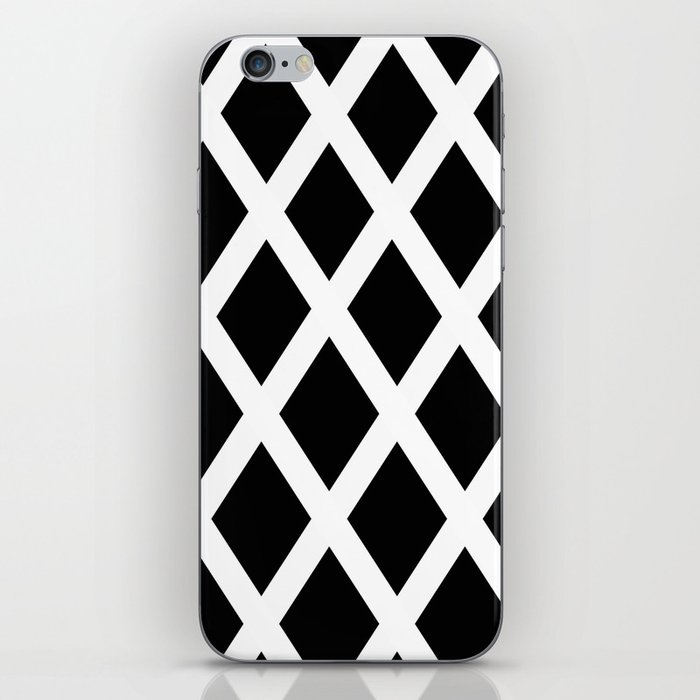 Rhombus Black & White iPhone Skin