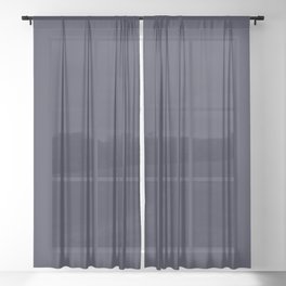 Valhalla Blue Sheer Curtain