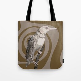 The White Raven Tote Bag