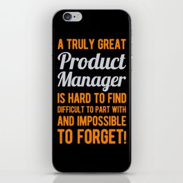 Product Manager Appreciation iPhone Skin