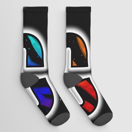 Light Spectrum Letter C Socks