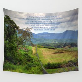 2 Chronicles 7:14 Wall Tapestry | Clouds, Inspirational, Sunset, Ifmypeople, Photo, Sky, Colors, Landscape, Religious, God 