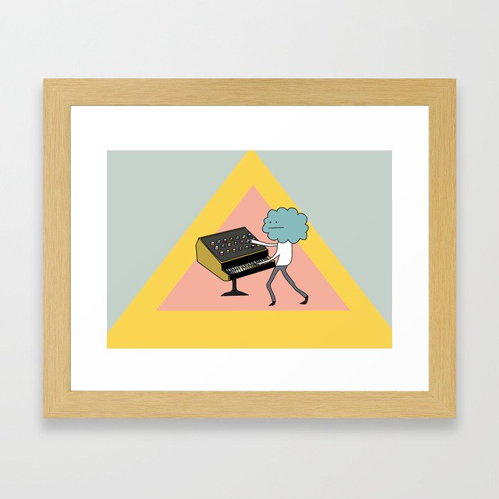 Piano man  Framed Art Print