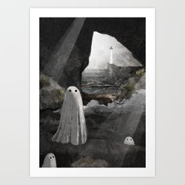 The Caves are Haunted Art Print