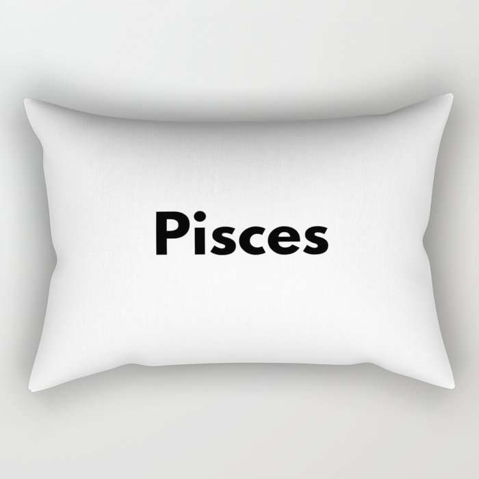 Pisces, Pisces Sign Rectangular Pillow