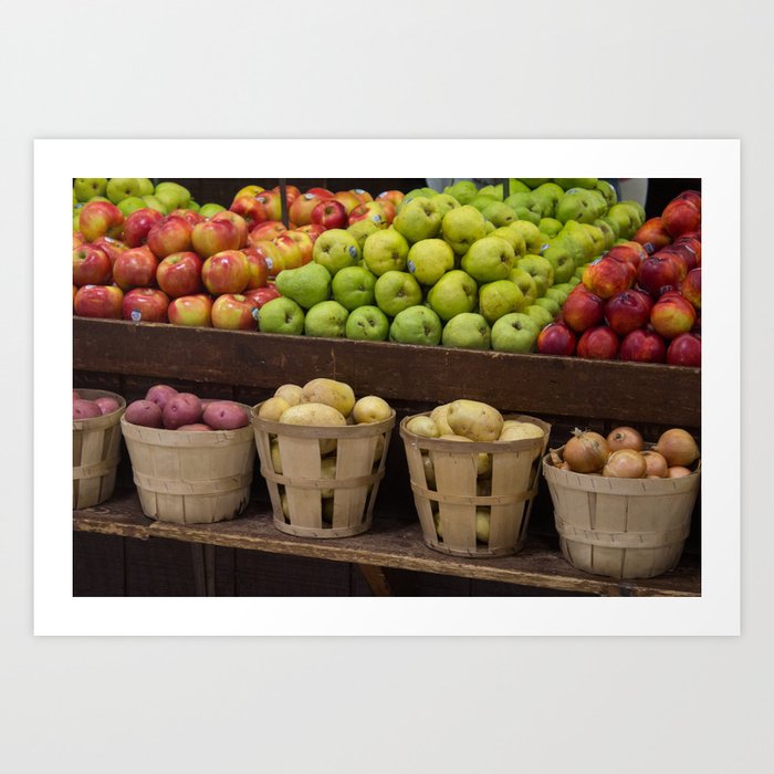 Apples and Potatoes Art Print