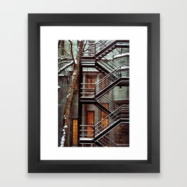 Structure Framed Art Print