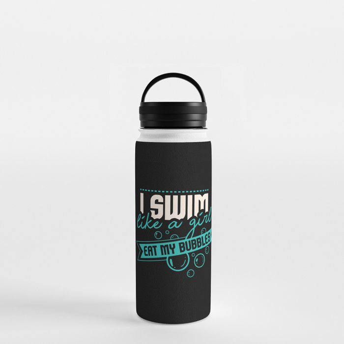 Crowded Girls Water Bottle by Explicit Design