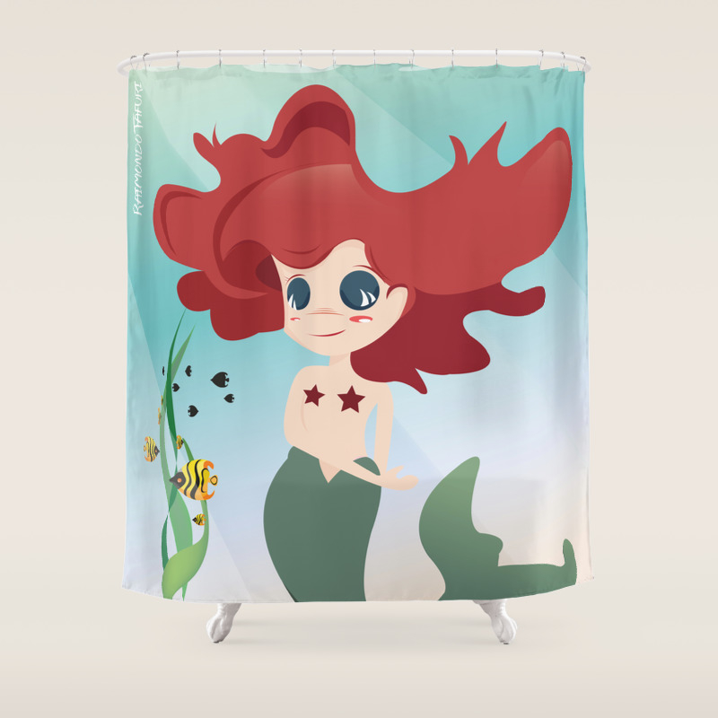 The Little Mermaid Shower Curtain By Raimondotafuri Society6