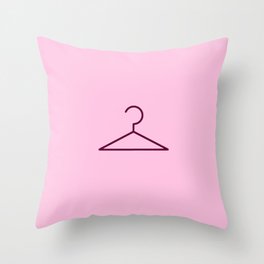 Keep abortion free 4 - with hanger Throw Pillow